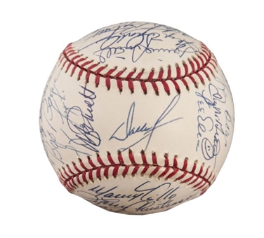 1980 Philadelphia Phillies Team Signed World Series Baseball With 31 Signatures